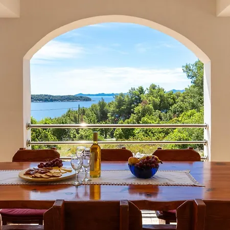 Family-friendly House With Hot Tub Prizba, Korcula - 15468 Hébergement de vacances Prižba